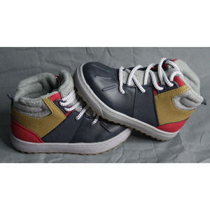 NEW OshKosh B'gosh Duck Boots Boys 7 Navy Red Wistman Lace Up Toddler Preschool